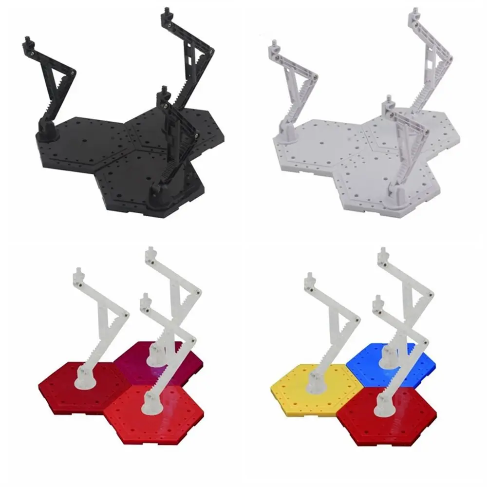 

3 in 1 Action Base Stand Doll Holder Robot Figure Figure Display Support Plastic Easy Assembly Model Dolls Base Drawing Model