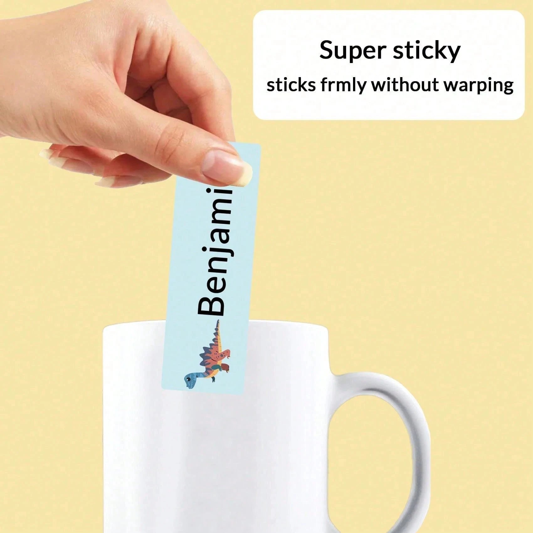 100-500Pcs Custom Animal Name Stickers, Waterproof Labels for Kids, Clothing, Gifts, School, Home, Office, Birthday, Family Use