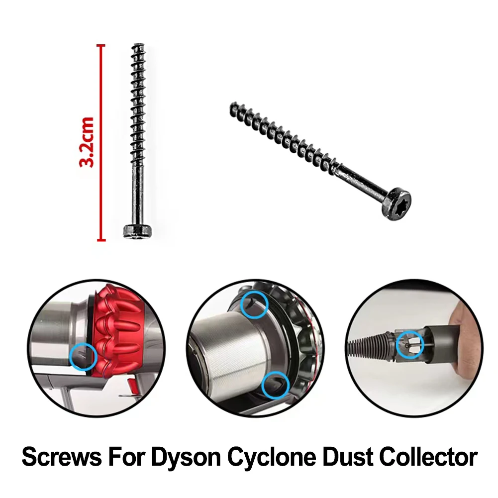 18Pcs Vacuum Cleaner Screw Set For DYSON DC25/V6/V7/V8/V10/V11/DC50/DC40 Vacuum Cleaner Parts Accessories