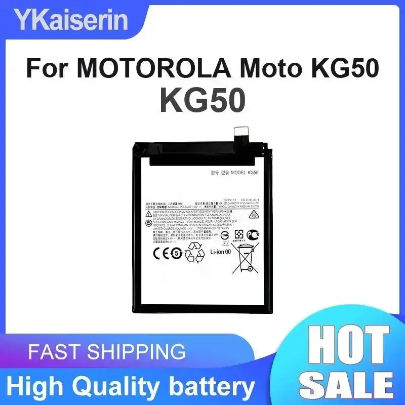 4000mAh For Motorola Moto KG50 Stable Power Supply Prolonged Performance Mobile Phone Battery