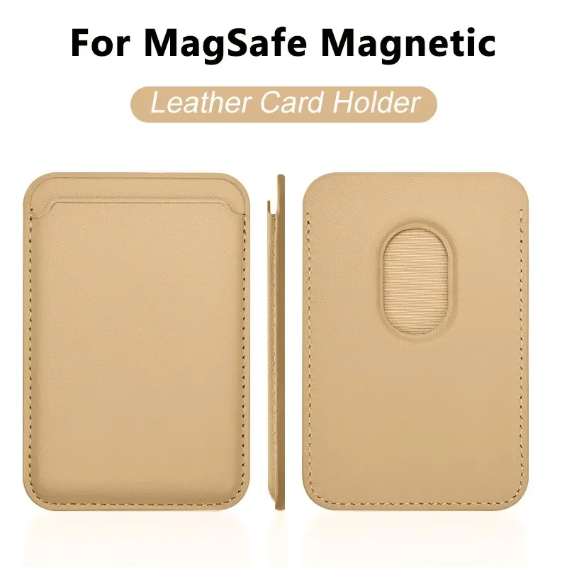 Voor Magsafe Accessoires Magnetische Portemonnee Houder Lederen Case Voor iPhone 13 12 14 15 16 17 Pro Max Kaarthouder telefoon Portemonnee Cover