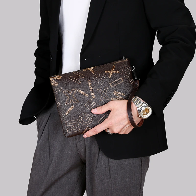 Pochette enveloppe en cuir pour hommes, sac à cartes, portefeuille, sac de luxe, sacs pour hommes, mes commandes sacoches hommes sacoche homme luxe sacoche homme pochette luxe sac a main saccoches homme