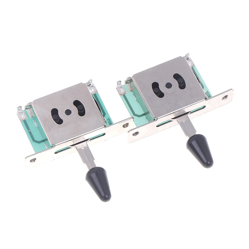 New 1Pc 3 Way 5 Way 8 Key Electric Guitar Pickup Selector Toggle Switch With Black Tip Cap Knob For Electric Guitar Stamper