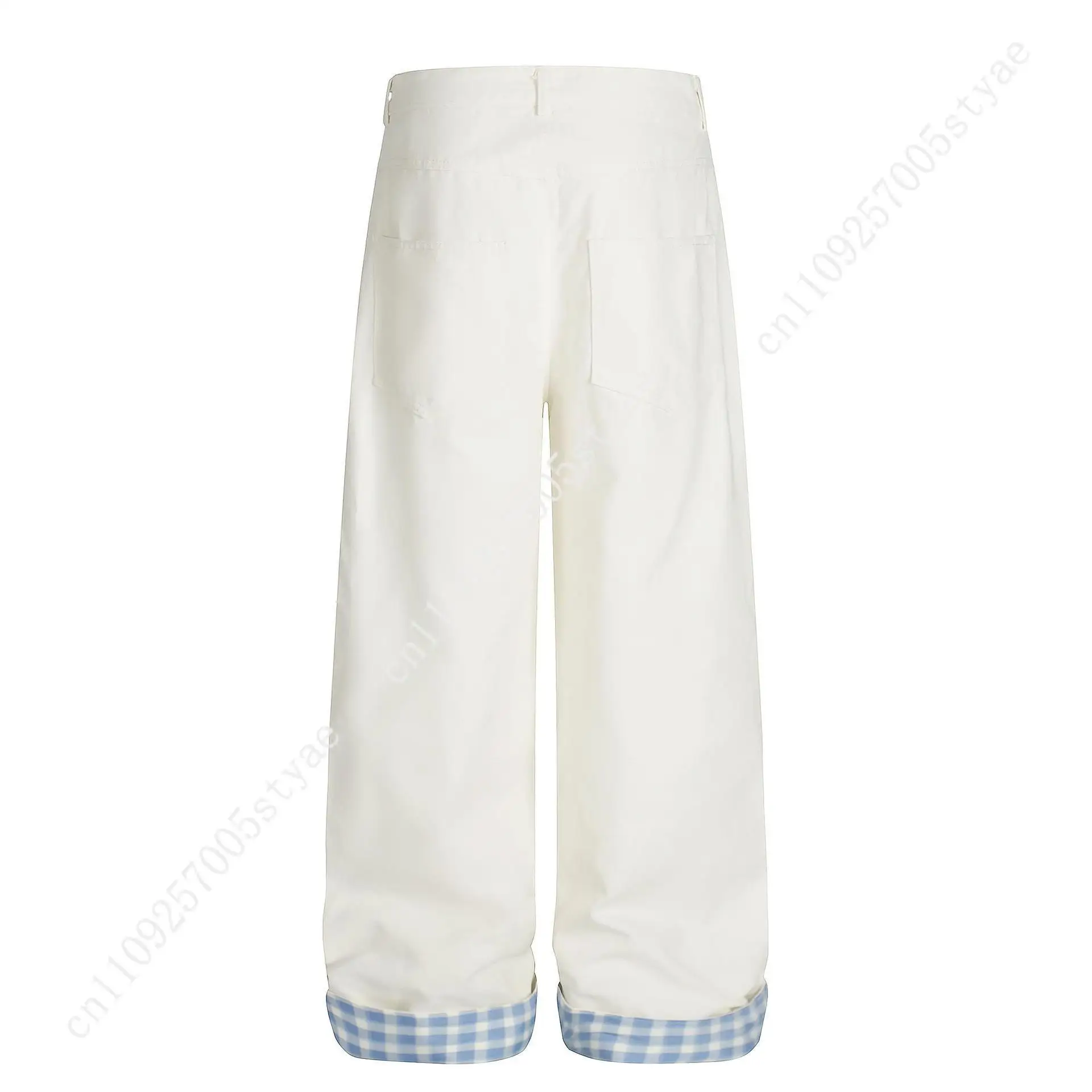 Hello Kitty Jeans Women's Wide Leg Jeans Casual High Waist Baggy Jeans Streetwear Preppy Clothes Pants view 2