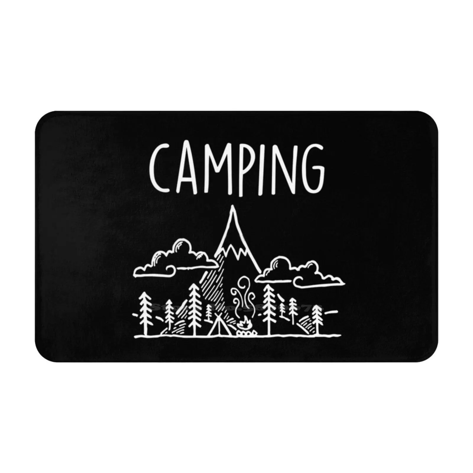 Camping Soft House Family Anti-Slip Mat Rug Carpet Set Up Before You Start Drinking Rule One Tent Forest Camping Rv Mountains