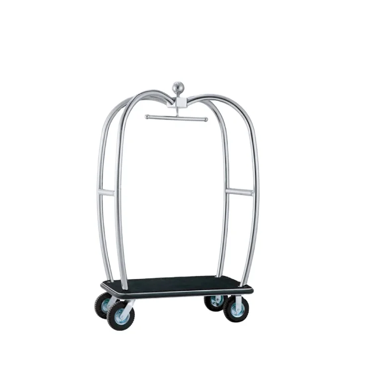 Image 4: Chariot de bagages vintage Bellman pour hôtel, très demandé en Chine