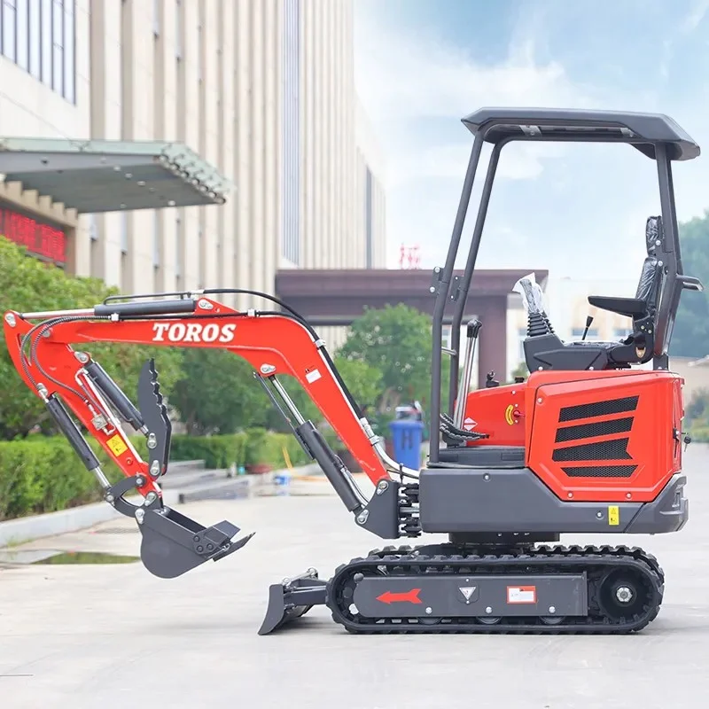 TOROS Chinese manufacturer Mini Excavator Crawler Small Digger Prices Free After Sale 1200kg1.2ton Customizable