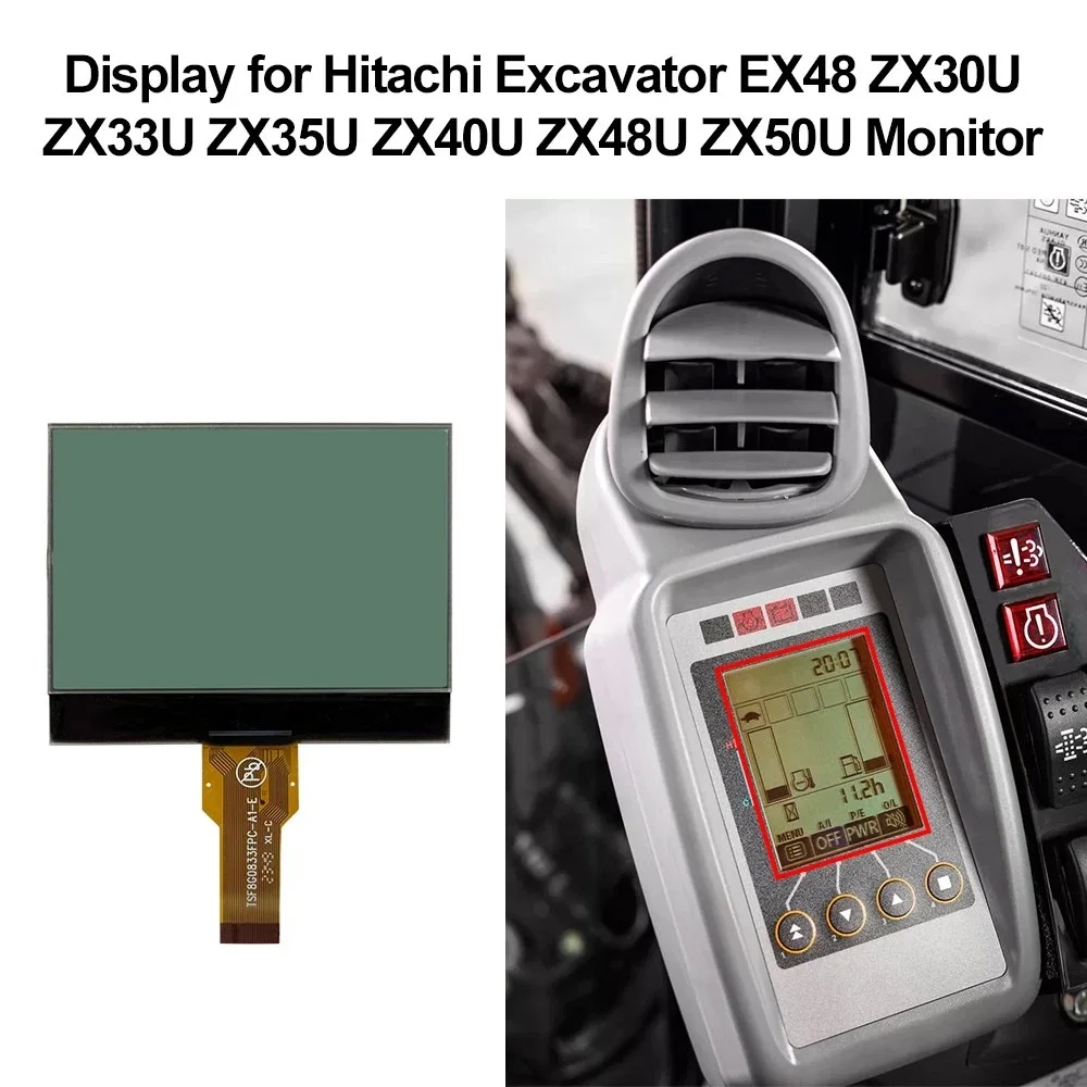 Дисплей для экскаватора Hitachi EX48 ZX30U ZX33U ZX35U ZX40U ZX48U ZX50U