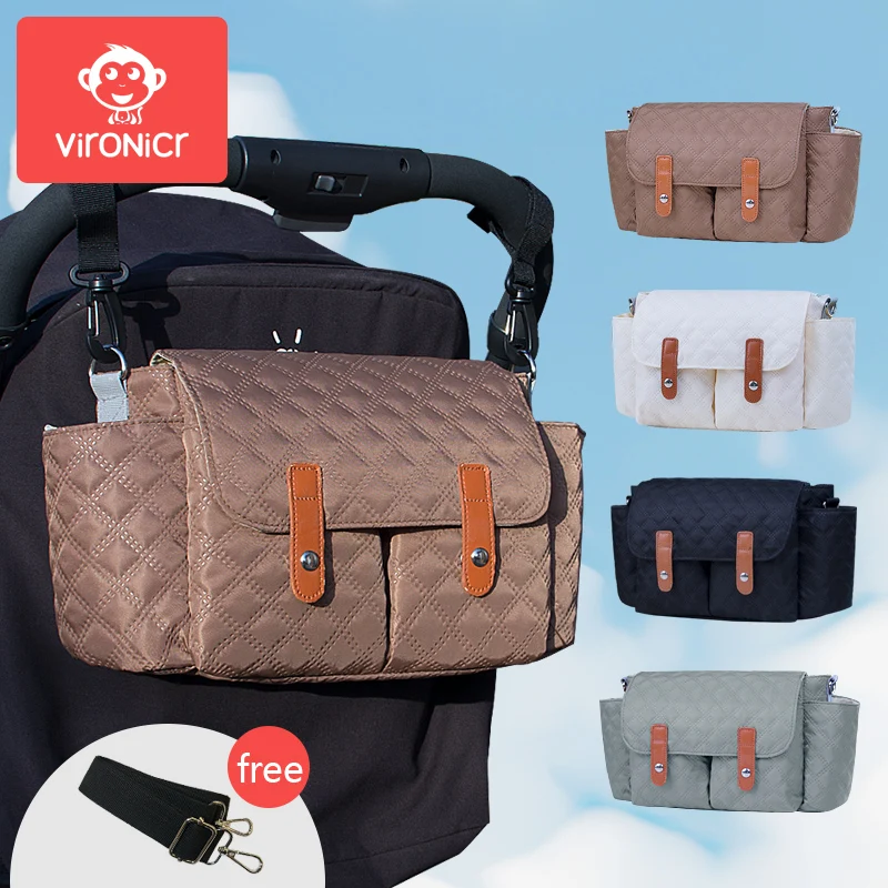 Baby Stroller Storage Bag Travel Hanging Bag Stroller Bag Diaper Bags Baby Stroller Accessories Large Capacity