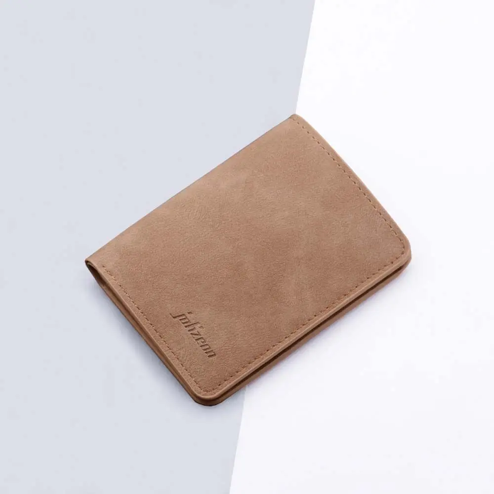 

Creative Design PU Leather Coin Pouch ID Card cover Mini Money Bag Business Card Holder Men Wallet Coin Purse Short Wallet
