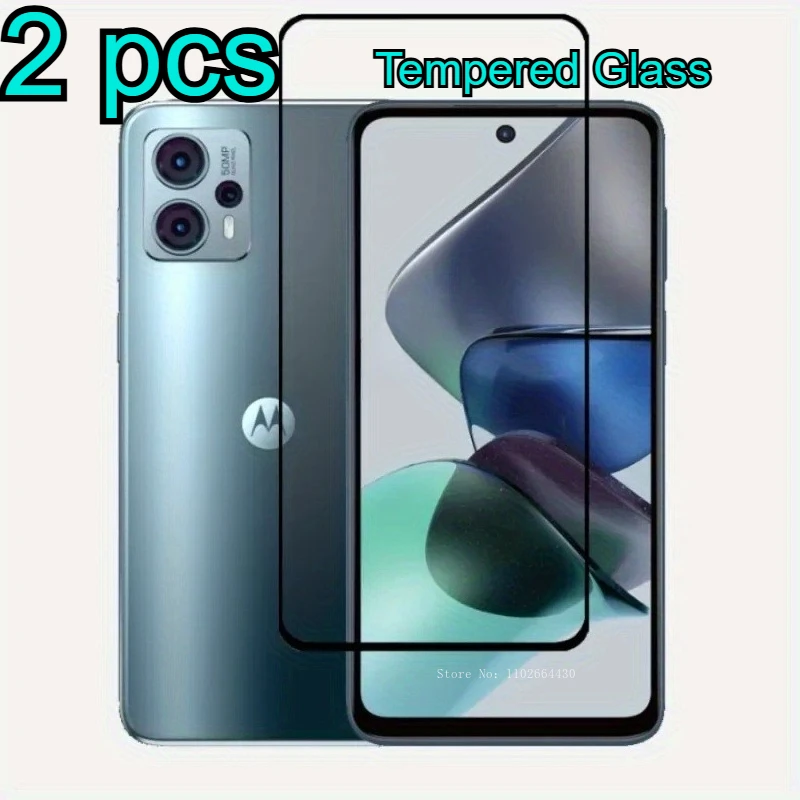 2 uds protectores de pantalla para Motorola G04 G14 G24 G34 G54 G84 antirotura de alta definición para Motorola G04s G24 película de vidrio eléctrica