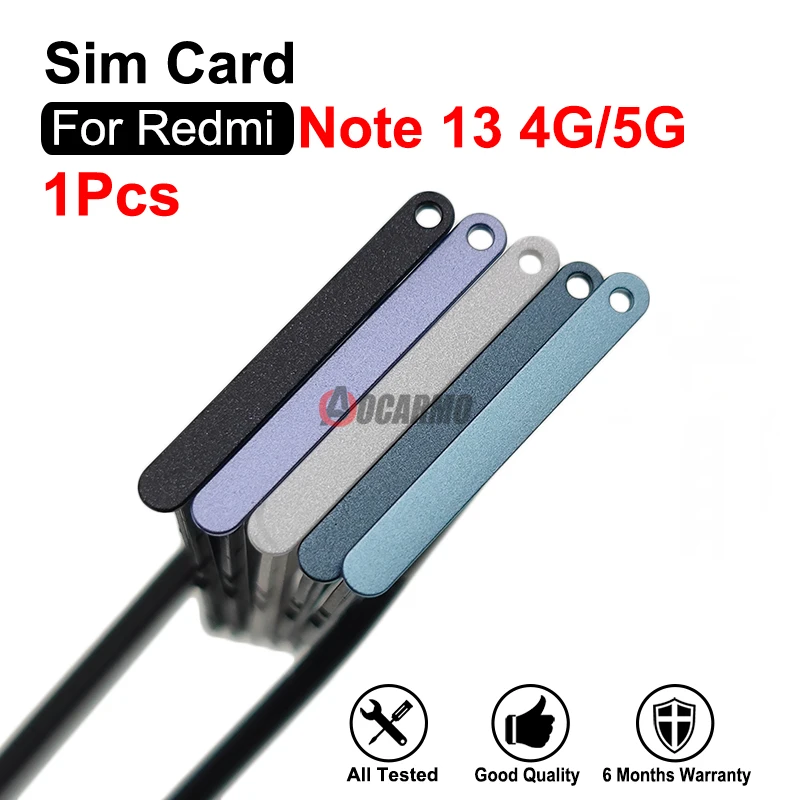 Sim Card Sim Tray Holder Slot For Redmi Note13 5G 4G Note 13 Replacement Parts
