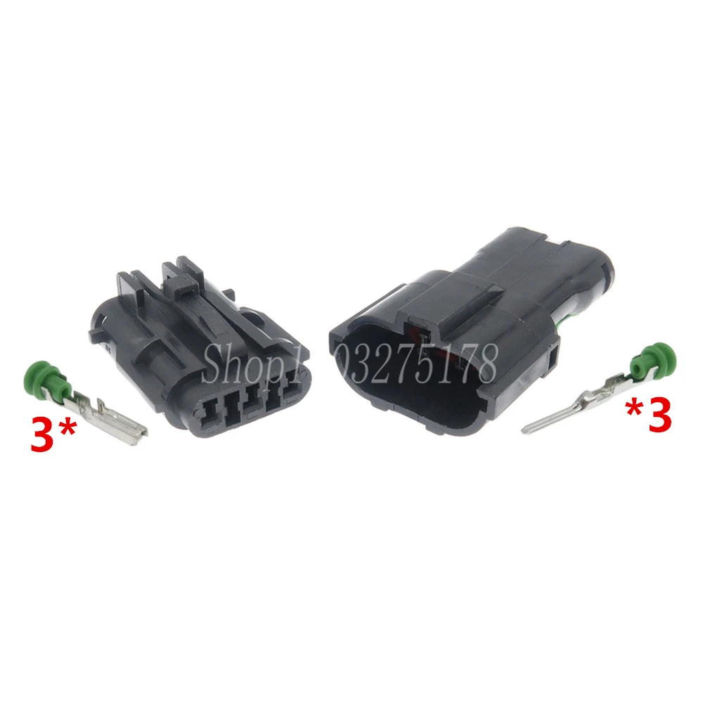 1 Set 3 Pin MG640327-5 MG640329-5 Car Fuel Pump Wire Socket MG610327 7123-7434-40 7222-7434-40 Waterproof Connector