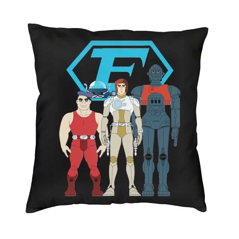 Custom Captain Future Crew Cushion Cover Two Side 3D Printing Throw Pillow Case for Sofa Cool Pillowcase Home Decorative