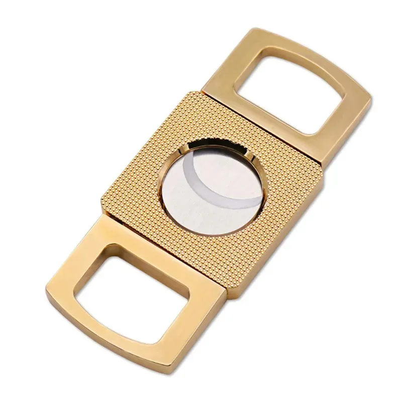 Cuban Cigar Cutter Portable Metal Sharp Guillotine Cigar Outdoor Travel Stainless Steel Cigar Scissors For COHIBA