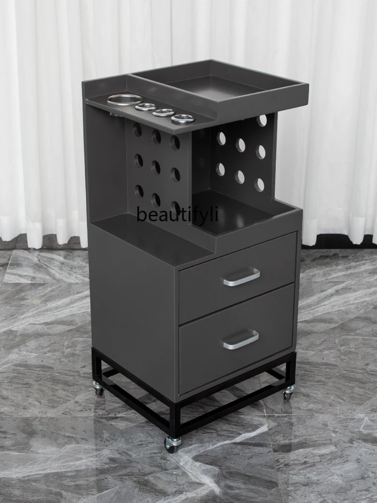 Barber Shop Tool Cabinet Hair Stylist Drawer Hair Products Landing Cabinet Locker