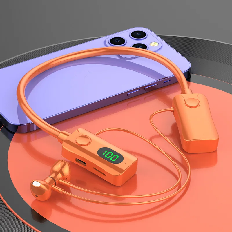 Super potência led magnético bluetooth 5.4 fones de ouvido de som de alta fidelidade sem fio esportes à prova dwaterproof água pescoço-pendurado fones de ouvido