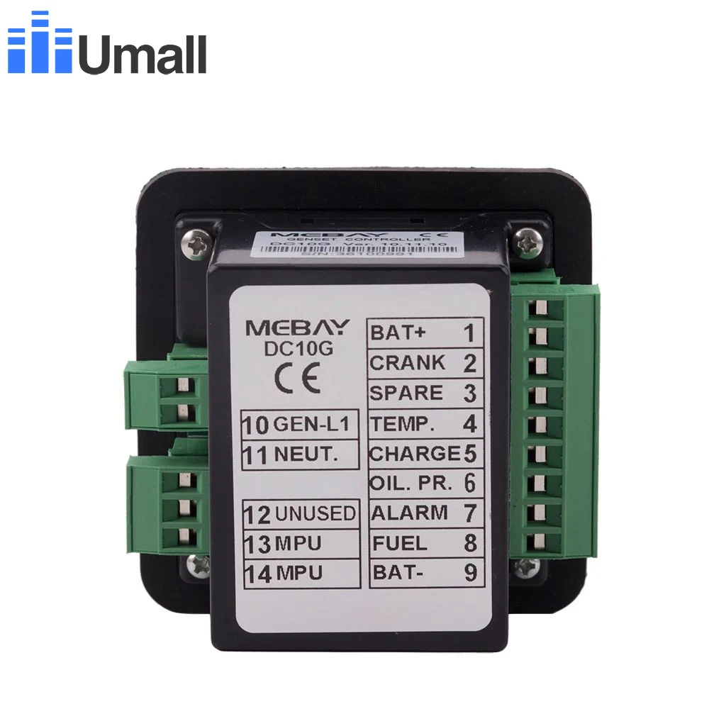 

Original Mebay DC10G DC10K Generator Engine Multifunction Manual Start Stop Controller Panel For Generator Parts