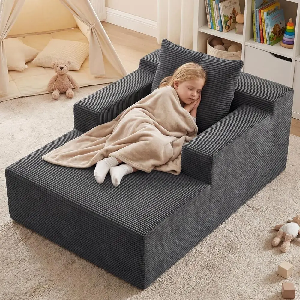 45ChaiLounChair Indoor, Corduroy onelSoa ed, Deep at Sleeper Couch Reading Chairs or edroom Living Room, Movie Room | No-Asmly