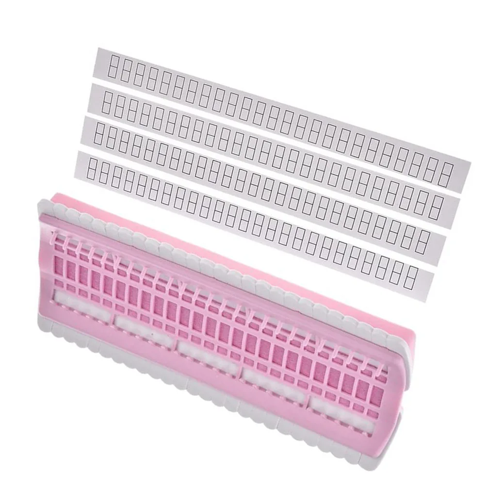 

1pc Plastic Cross Stitch Thread Organizer 50 Positions Floss Card Compact Lightweight Tangle Free Embroidery Holder Project