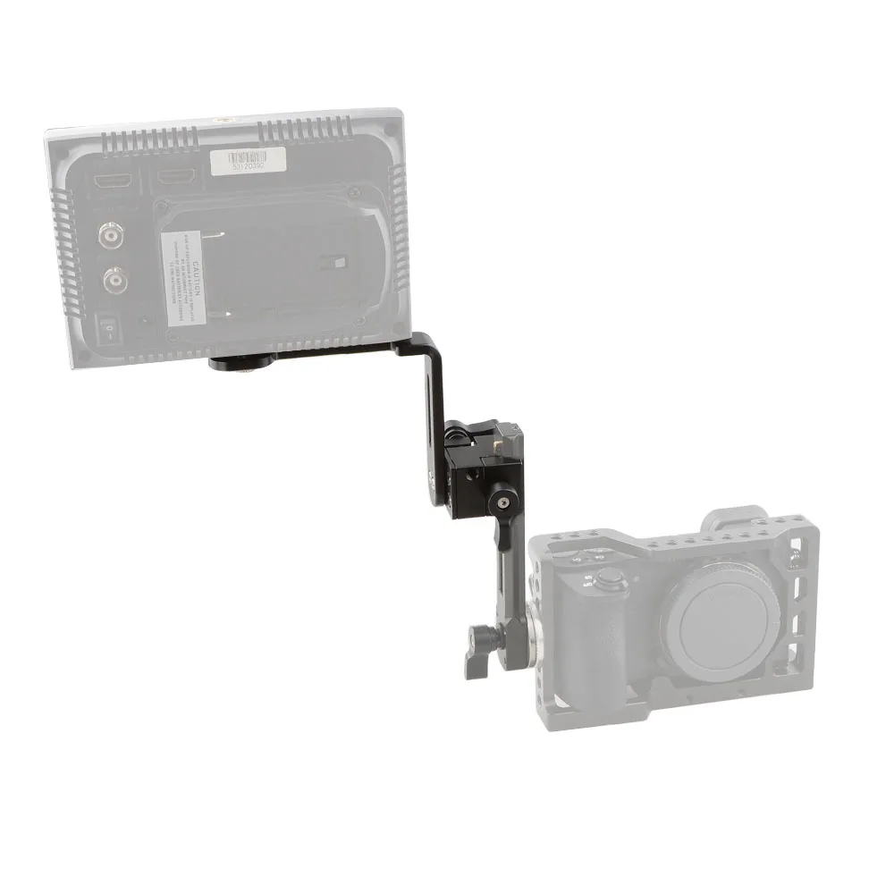 CAMVATE вращающийся L-образный соединительный рычаг на 360 ° с адаптером рельсы безопасности NATO и винтовым соединителем 1/4-20 для EVF/монитора/фонар...