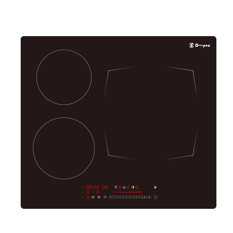 

Встраиваемая индукционная варочная панель на три конфорки (полумостовая)