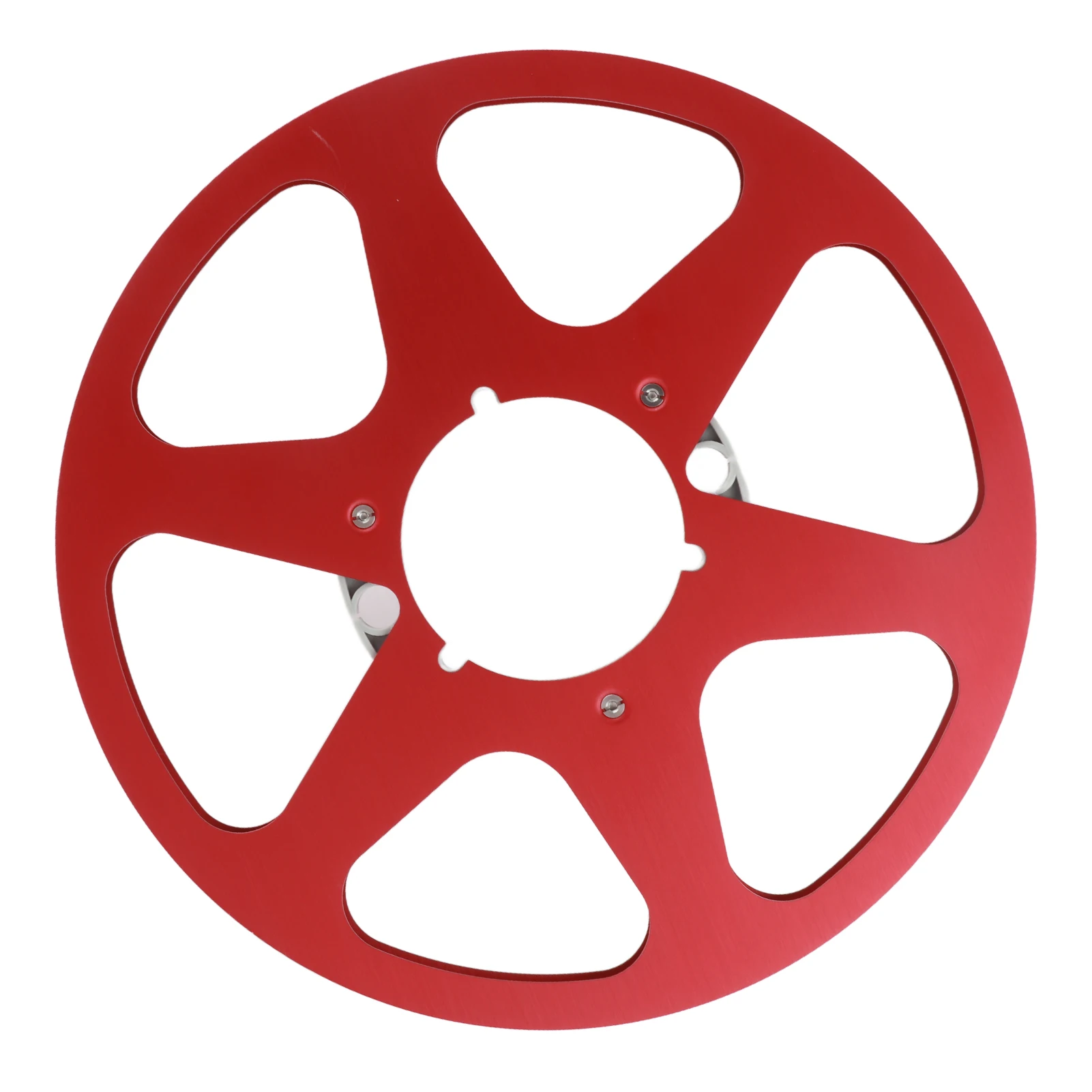1/4 10.5 بوصة بكرة الشريط الفارغة سبائك الألومنيوم 6 حفرة آلة فتح عالمية جزء بكرة تناول فارغة لـ REVOX Studer #5