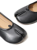 Spring Women's Split Toe Ballet Flats Soft PU Slip On Loafers Comfortable Casual Walking Shallow Mouth Daily Shoes for Ladies 5