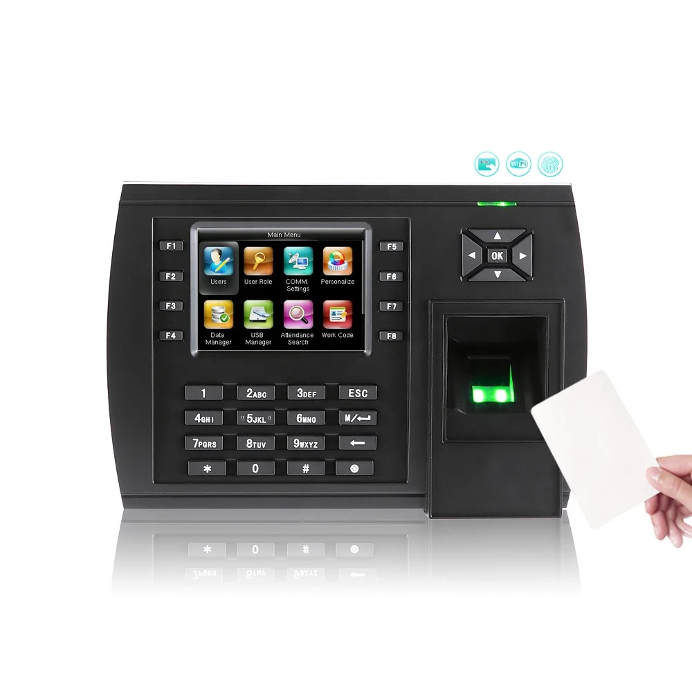 School Biometric Fingerprint Time and Attendance Management system with RFID Card Reader and WIFI function