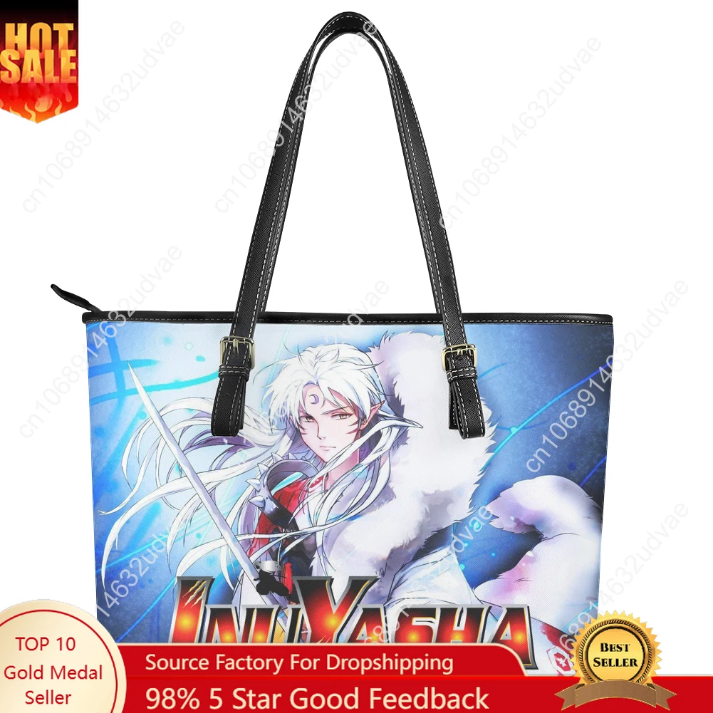 Inuyasha Sesshomaru Handbag Womens Mens Personalized Tote Bag Fashion Shoulder Bag Business Commuter Purse Grocery Bag Gift