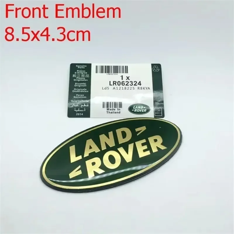 Autocollant avant de défenseur, lettre 3D, emblème de couverture de capot de voiture, pour Land Rove
