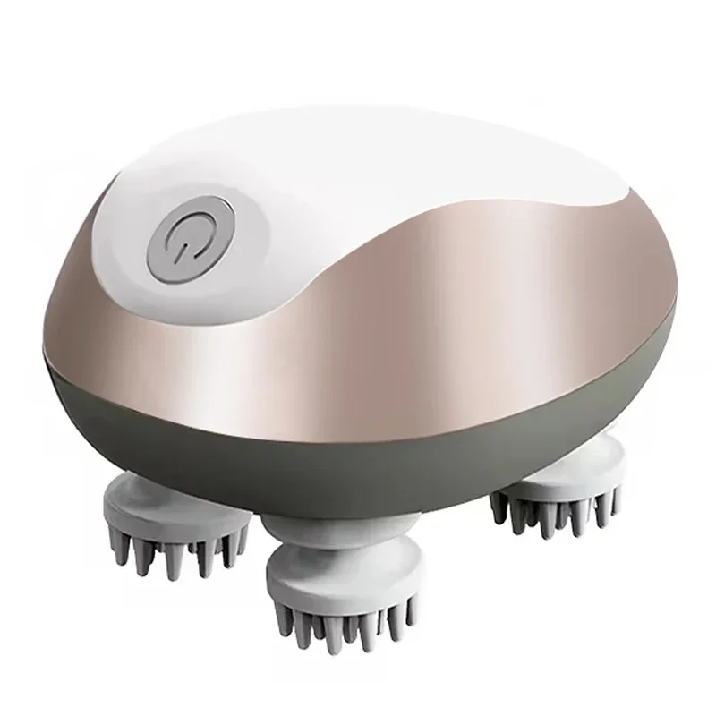 Customizable 4 Heads Electric Head Massager Mutifunction for Cats Dogs Pets Scalp Body 3D Stereo Massage Health Care