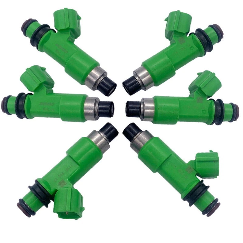 1 Set Of 6 Fuel Injectors Parts Accessories 16611-AA740 For Subaru Legacy Outback 10-14 Tribeca 08-14 3.6L