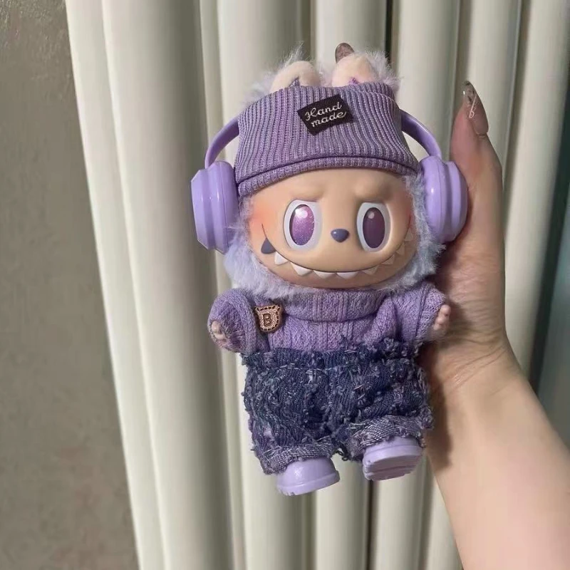 

Doll Sweater Pants Shoes set For labubu Clothes 17 cm Doll Accessories,Toys For Girls,Christmas Festival Birthday Present