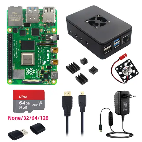 4 Kit 8GB 4GB 2GB 1GB with Case & Accessories Raspberry pi