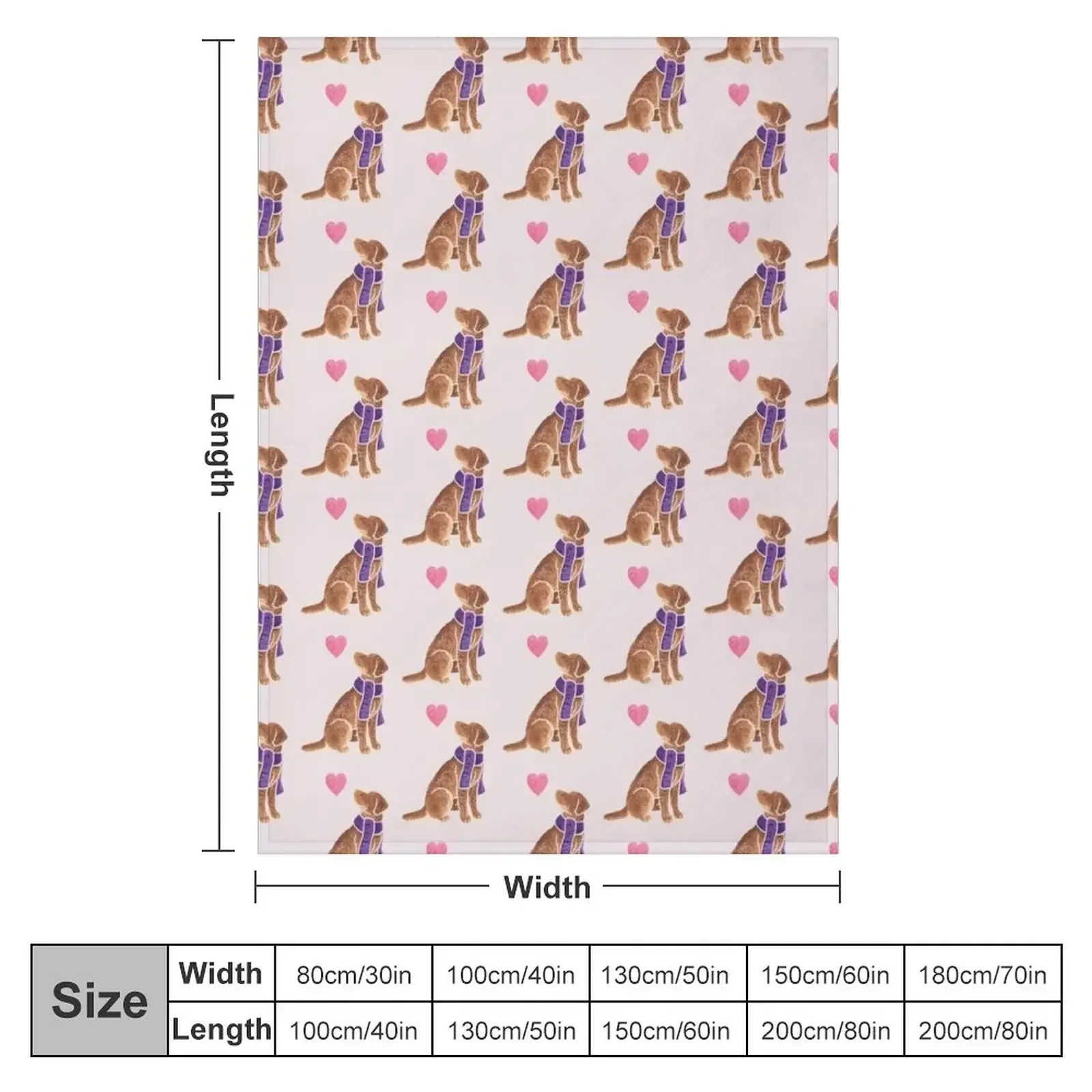 Watercolour Chessie Throw Blanket Moving Shaggy Furry Sofa Quilt Blankets