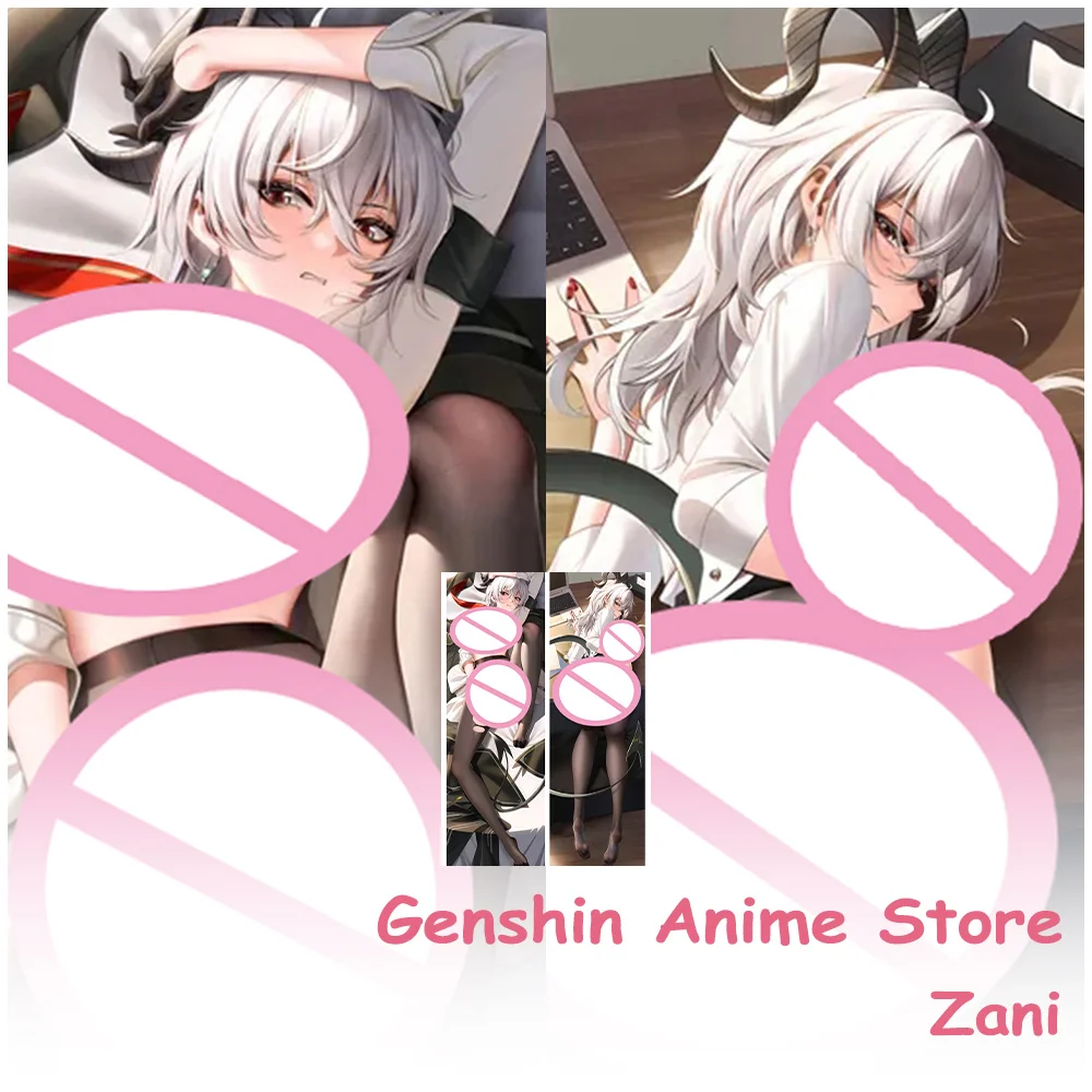 Anime Zani Fullbody Dakimakura Cover Cosplay Props Anime Double-Sided Printed Wuthering Waves Zani Otaku Throw Pillow Cover - Image 2