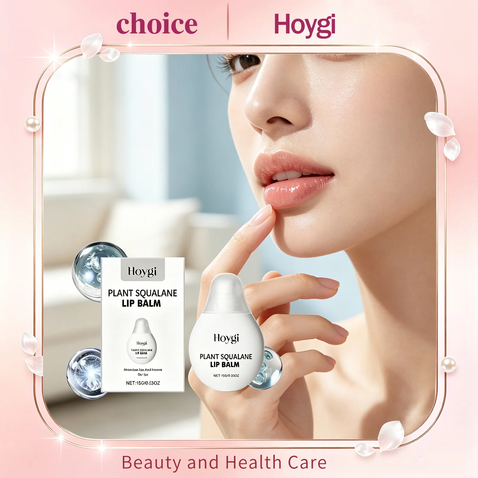 Hoygi Moisturizing Lip Balm Long Lasting Lip Treatment Exfoliate Dead Skin Lip Care Stick Mild Boost Lip Gloss Soften Lip Balm