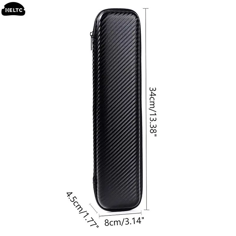 Black Portable Hair Straightener Storage Bag Curling Iron Storage Container Hair Straightener Protective Travel Carrying Case