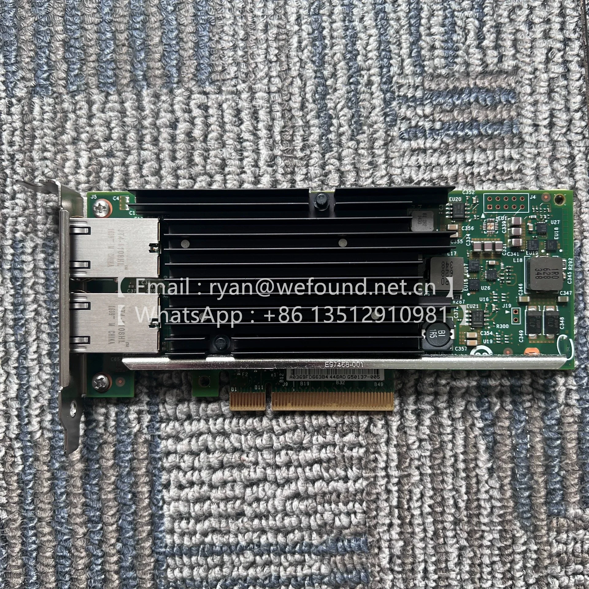 X540-T2 49Y7972 00JY856 03DFV8 717708 716589 716569 716591 إيثرنت 10 جيجابايت 2-PORT 561T محول #1