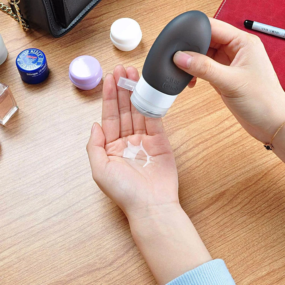

4Pcs Travel Bottles 60ml 90ml Leak Proof Mini Lotion Containers for Shampoo Storage Portable Empty Bottle Travel