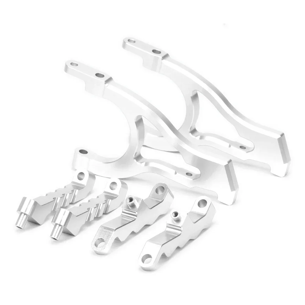 6Pc Aluminum 85438 Front / Rear Shock Tower Set Supports for RC 1/5 HPI Baja 5B 5SC 5T 5R SS 1970 T1000 KM ROVAN Car Accessories