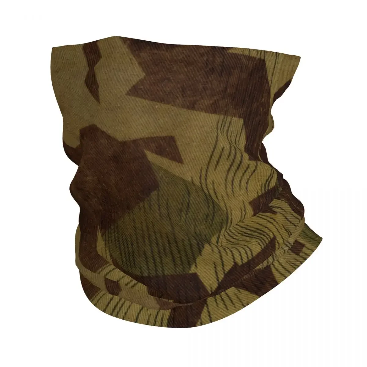 German Splittertarn Camo Neck Gaiter Men Women UV Face Shield Winter Camouflage Bandana Scarf for Cycling