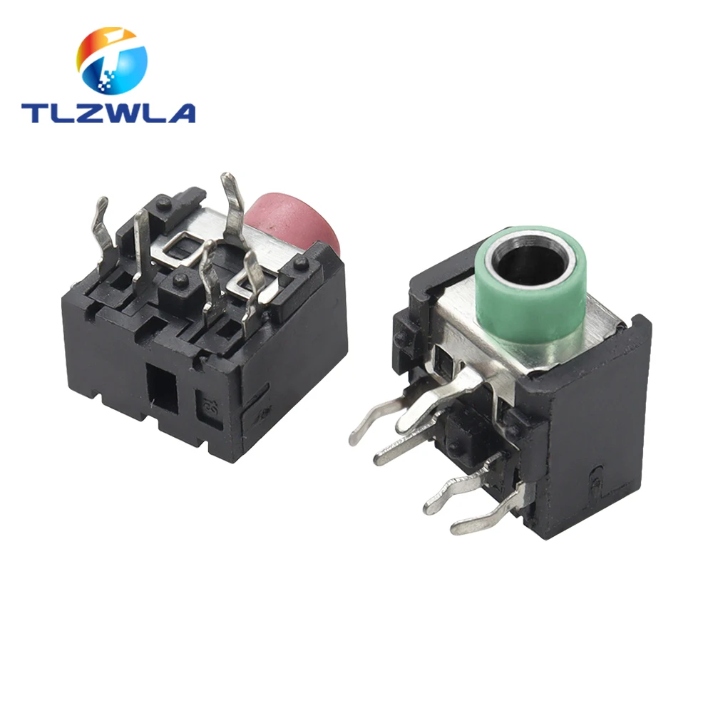 10PCS PJ-306M PJ306 3.5mm Female 5 Pin Audio Connector With Nut DIP Stereo Headphone Jack