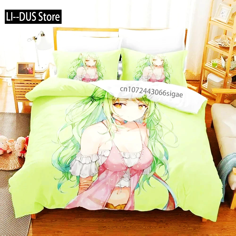 

Girls Anime SHY Bedding Set Duvet Cover Bed Set Quilt Cover Pillowcase Comforter King Queen Size Boys Adult Bedding Set