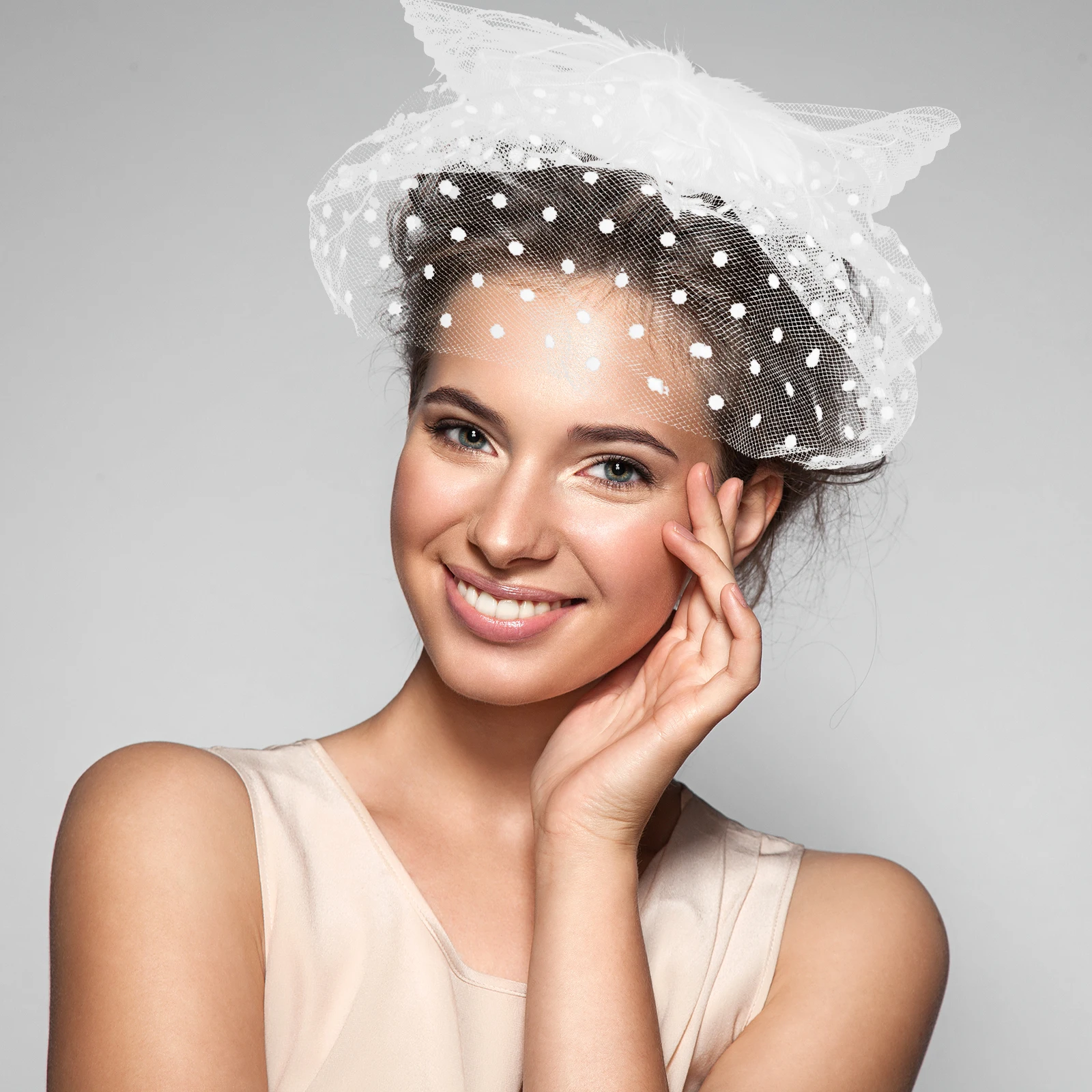 

Prom Top Hat Glove Set Gloves Ladies Hats for Women and Costume Headwear Evening Party The Flowers