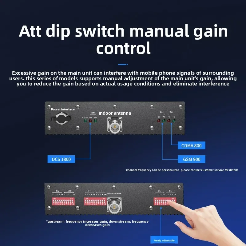 High-power mobile phone signal amplifier, mobile Unicom, telecom network reception enhancement tunnel, and three networks in one