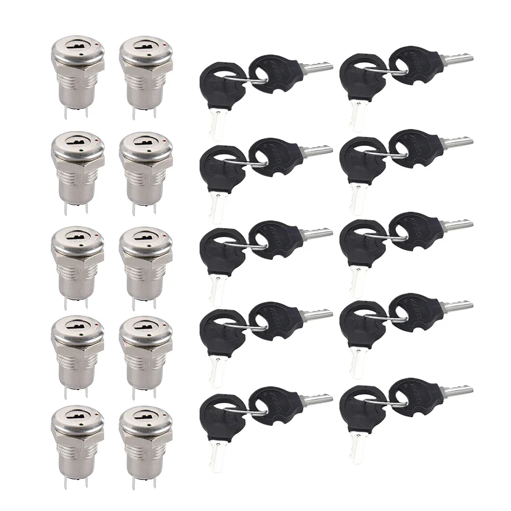 

0.5 Square Size 12mm Key Switch Interchangeable Key Switch Pack Switch Kit Key Switch Pack Versatile Applications Wear Resistant