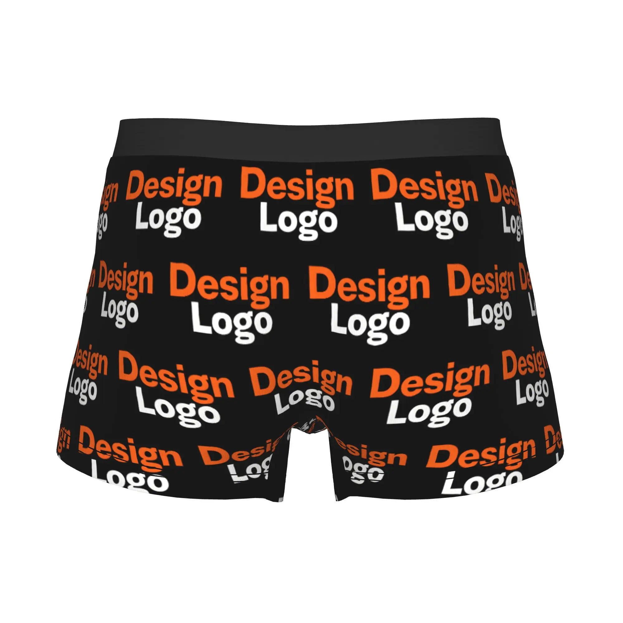 Cool Custom Design Logo Boxers Shorts Panties Men's Underpants Breathable Personalized Photo Name Briefs Underwear