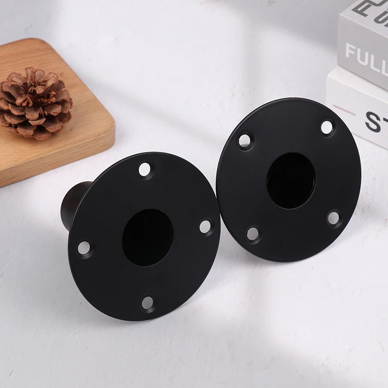 Speaker Cone Base Holder Iron Bottom Cabinet Pole Mount Base Vertical Speakers Ceiling Metal Holder Stand Bracket